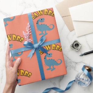 Regalo Diseño de dinosaurios bebés - Papel de envolvimien