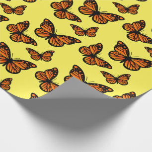Regalo Diseño de mariposa monarca - Papel de envolvimient