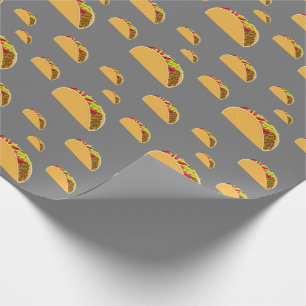 Regalo Diseño de martes de tacó - Papel de envolver mate