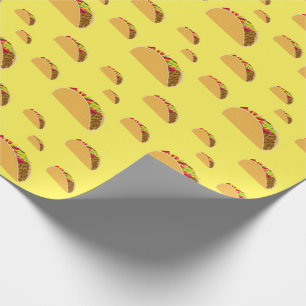 Regalo Diseño de martes de tacó - Papel de envolver mate