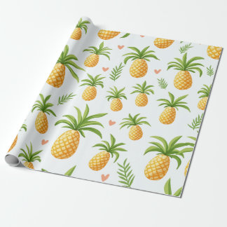 Regalo diseño de patrón de piña Papel de envolvimiento