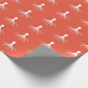 Regalo Diseño de pulpo con problemas - Papel de envolvimi