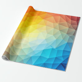 Regalo Diseño poligonal del modelo en el papel de