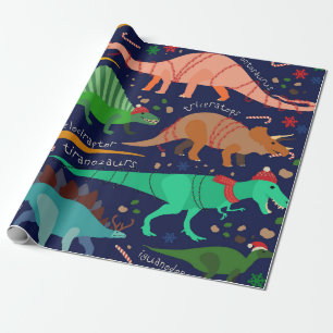 REGALO DIVERSOS NAVIDADES DE DINOSAURIO ESCRIBEN PAPEL