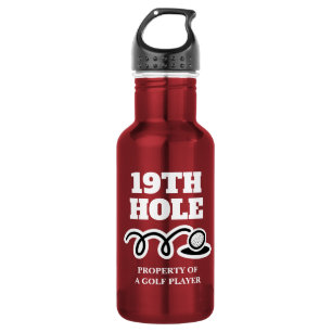 Regalo divertido de botella de agua del hoyo 19 pa