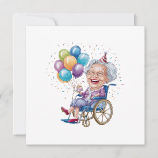 Regalo divertido de cumpleaños para abuela anciana