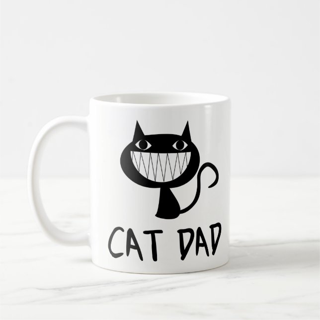 Regalo divertido de la taza de café - papá del (Izquierda)
