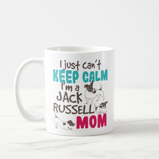 Regalo divertido de la taza de la mamá del perro (Izquierda)