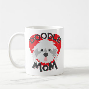 Regalo divertido de Labradoodle de la taza de café