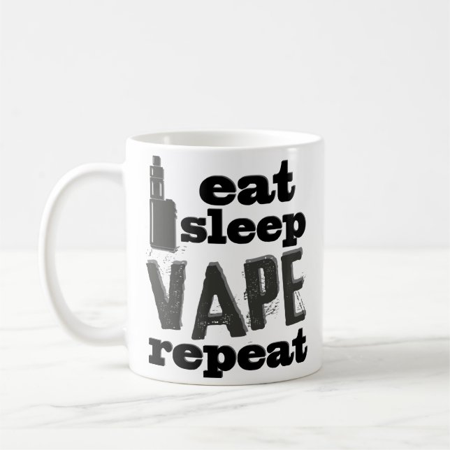 Regalo divertido de Vapist Vape de la taza de café (Izquierda)