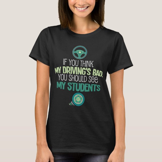 Regalo divertido del instructor de la camisa del (Anverso)