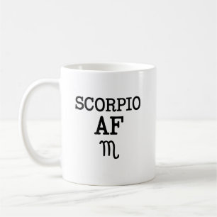 Regalo divertido del zodiaco de la taza de café