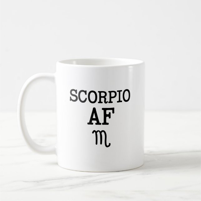Regalo divertido del zodiaco de la taza de café (Izquierda)
