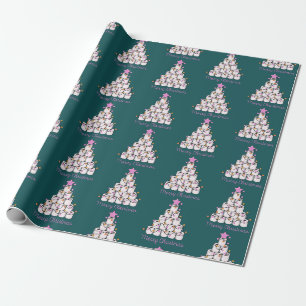Regalo Divertido papel higiénico árbol de Navidad colorid