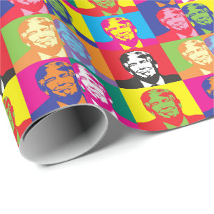 Regalo DONALD TRUMP divertido PAPEL DE RAPERO POP ART