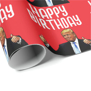 REGALO DONALD TRUMP FELIZ PAPEL DE ANIMAL
