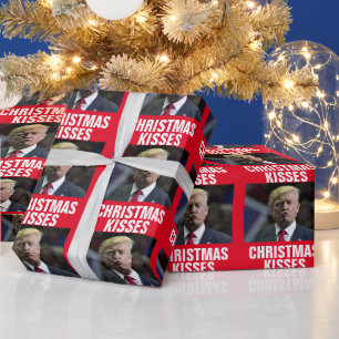 REGALO DONALD TRUMP NAVIDADES BESÓ PAPEL DE RAPAS