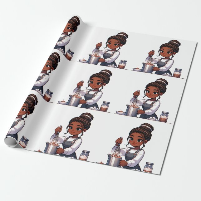 Regalo Dulce Warmth de invierno - Papel envuelto para Nav (Desenrollado)