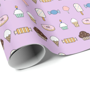 Regalo Dulces Papel de envoltura temática
