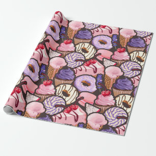 Regalo Dulces Tratamientos Papel de envolver