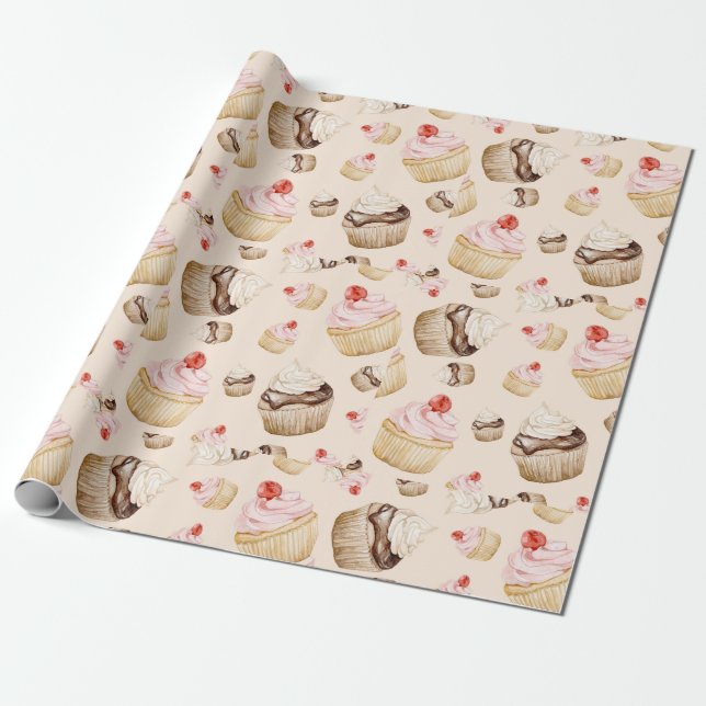 Regalo Dulces Tratamientos Papel de envolver (Desenrollado)