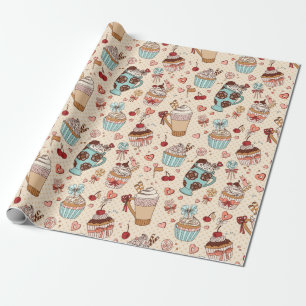 Regalo Dulces Tratamientos Papel de envolver