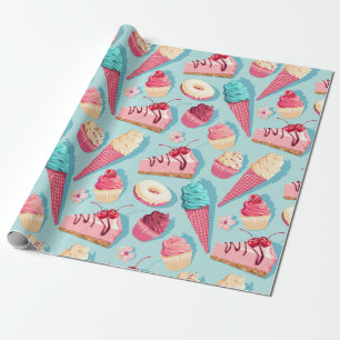 Regalo Dulces Tratamientos Papel de envolver
