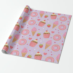 Regalo Dulces Tratamientos Papel de envolver