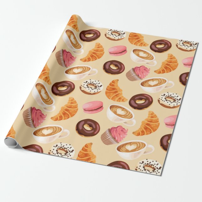 Regalo Dulces Tratamientos Papel de envolver (Desenrollado)