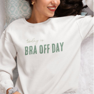 regalo editable BRA OFF DAY de sudadera de moda