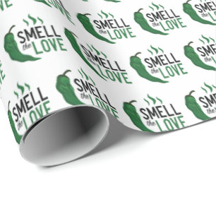 Regalo El Chile verde huele el papel de envolver el amor