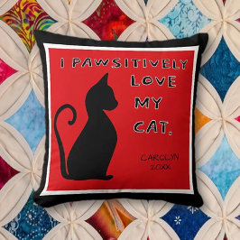 ¡Regalo! El lindo Cojín decorativo de gato Lover