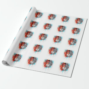 Regalo ¡El más valiente papel de envolvimiento de la hi