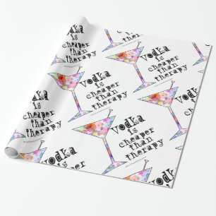 REGALO EL PAPEL DE EMBALAJE, VODKA ES MÁS BARATO QUE