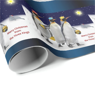 Regalo El papel de tres reyes embalaje - navidad