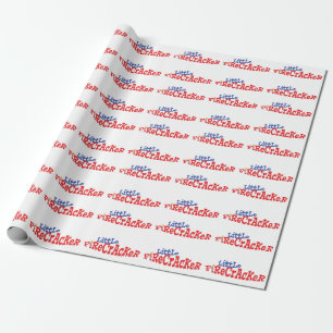 Regalo El pequeño petardo 4 de julio de papel de envolver