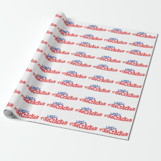 Regalo El pequeño petardo 4 de julio de papel de envolver