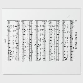 Regalo El primer papel de embalaje de Noel