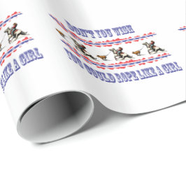 Regalo El Roping occidental de la vaquera del papel de