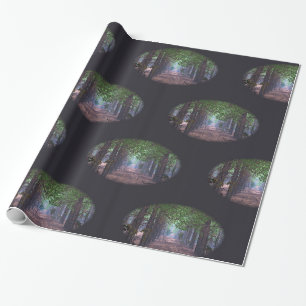 Regalo El viento en el papel envolvido de los Navidades d