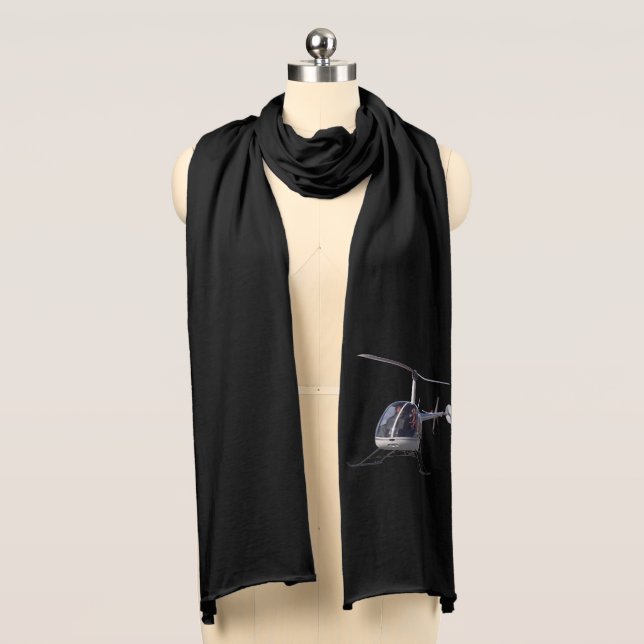 Regalo elegante de las bufandas del helicóptero de (Anverso)