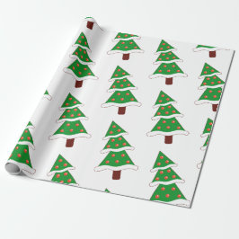 Regalo ¡Elegante papel de envoltura de árbol de Navidad!