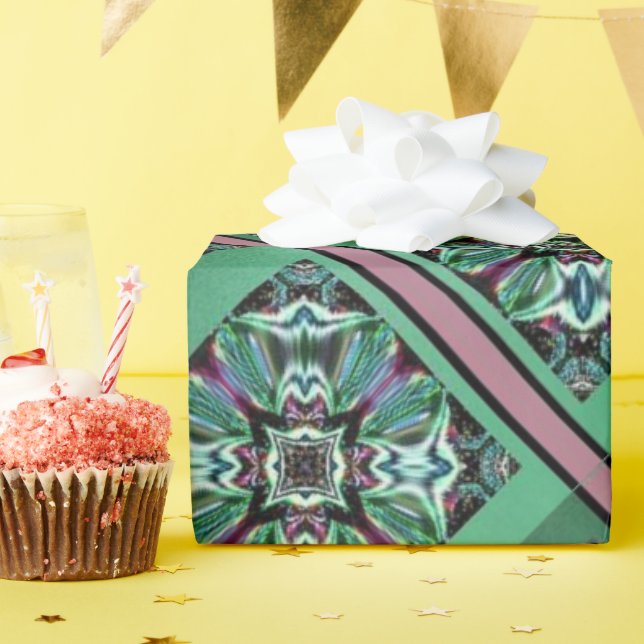Regalo Elegante Papel de envolvimiento Allure-Diseño MVB  (Fiesta de cumpleaños )