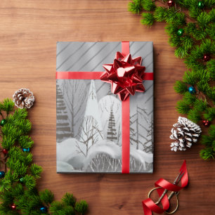 Regalo Elegante Papel de envolvimiento de vacaciones de m