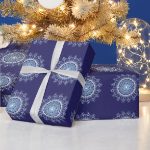 Regalo Elegante Papel de relleno azul Mandala