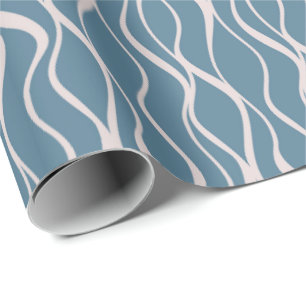 Regalo Elegantes líneas onduladas contemporáneas papel de