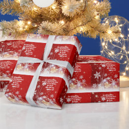 Regalo Ella Llevará Un Hijo, Papel De Envoltura De Navida