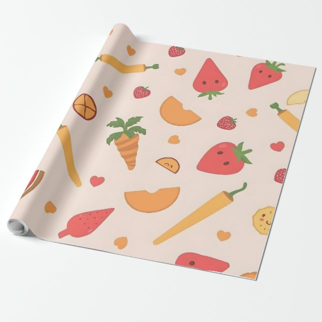 Regalo Encantador Papel de envolvimiento forestal (Desenrollado)
