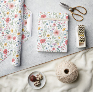 Regalo 🌸 Encantadora 🌸 de papel de envolvimiento de flo