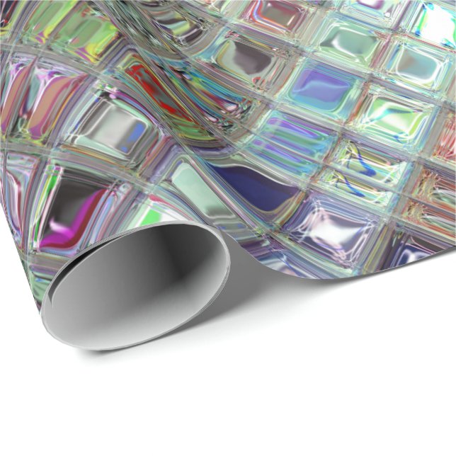 Regalo Envoltura de papel Gemas de brillo (Esquina del rollo)